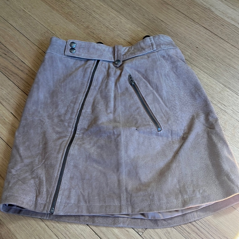 Faux Suede Mini skirt. Size 31